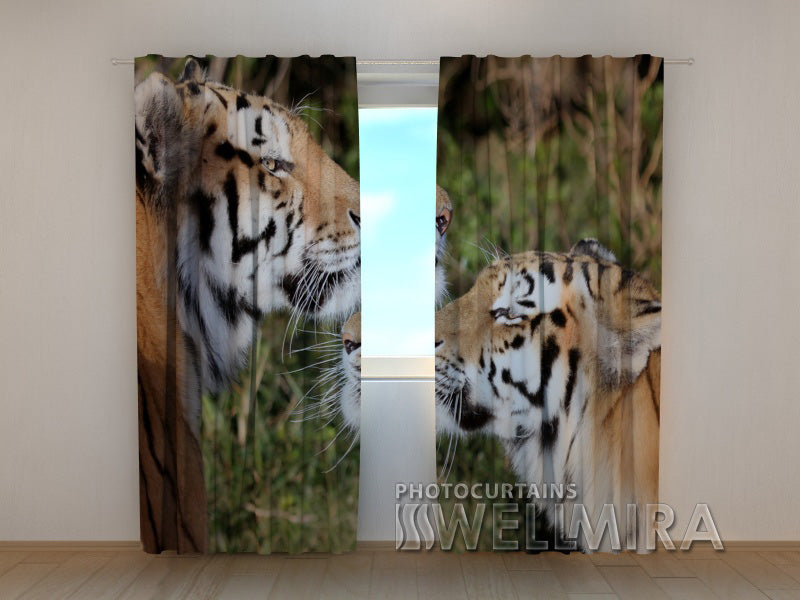 3D Curtain  Tigers Devotion - Wellmira