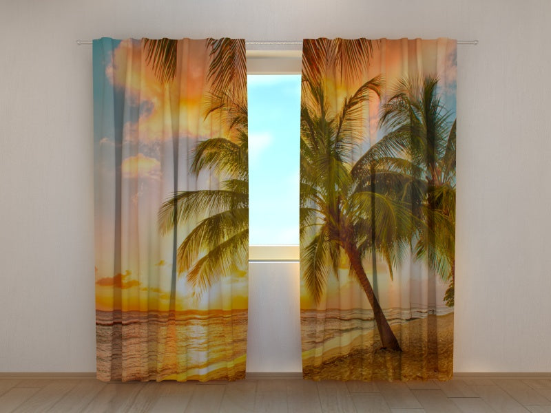 Photo Curtain Tropical Coast