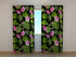 Photocurtain Tropical Flowers on the Black - Wellmira