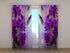 Photo Curtain Velvet Irises - Wellmira