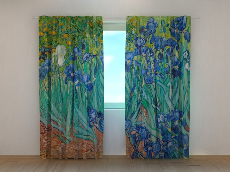 Photocurtain Irises Vincent van Gogh - Wellmira