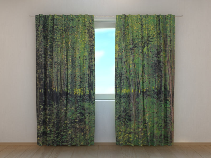 Photocurtain Trees and Undergrowth Vincent van Gogh - Wellmira