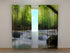 Photo Curtain Waterfall in spring Forest