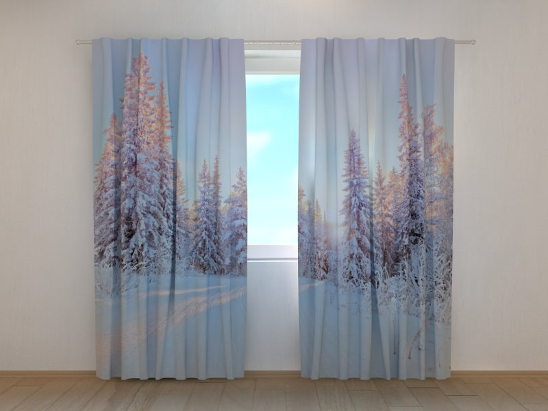 Photo Curtain Winter Tale - Wellmira