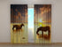 3D Curtain Zebras by the Water - Wellmira