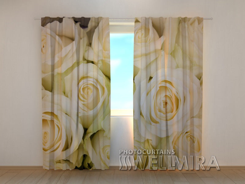 Photocurtain Champagne Roses