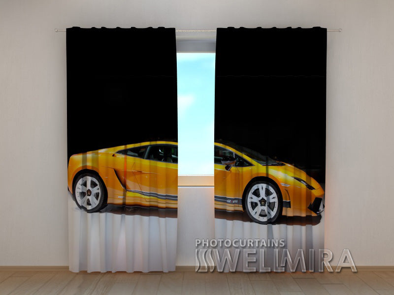 3D Curtain Supercar - Wellmira